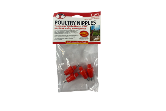 Poultry Nipple - 4 Pack