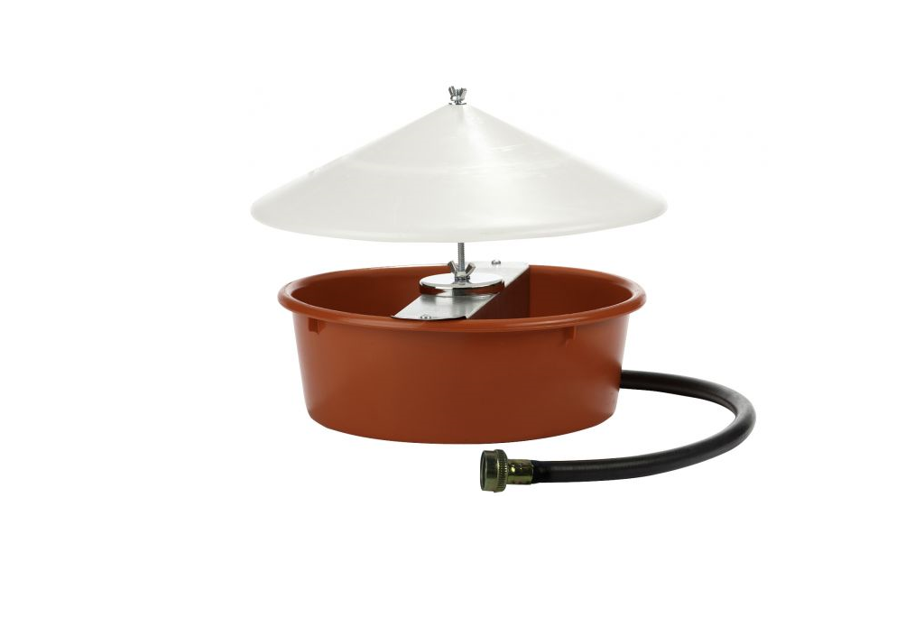 Automatic Poultry Waterer With Lid