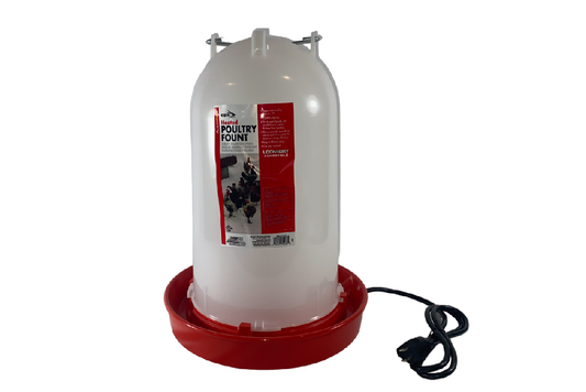 Heated Poultry Fount - 2 and 3 Gallon