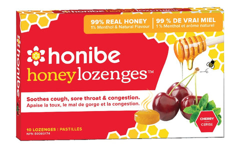 Honibe Honey Lozenges - Cherry and Menthol