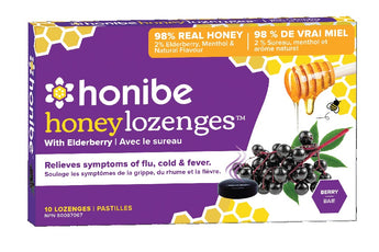 Honibe Honey Lozenges - Elderberry