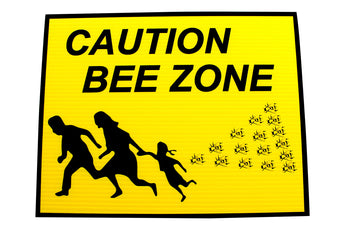 Bee Yard Sign - Bee Zone