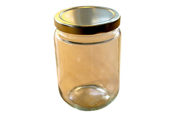 1kg Plain Glass Jar